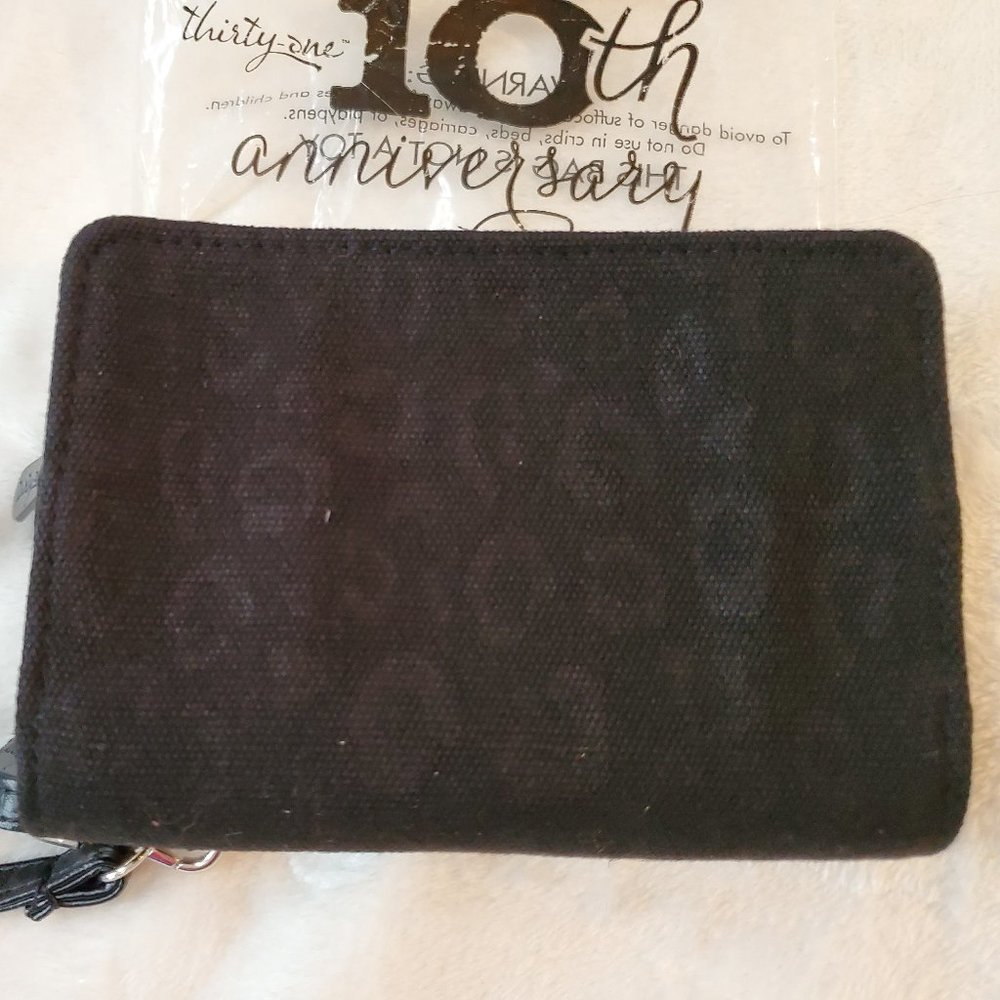 Thirty-One Everyday Wristlet - Safari Black